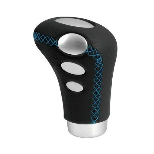 Pachet Nuca schimbator COBRA negru cu cusaturi albastre, Lampa Transport gratuit