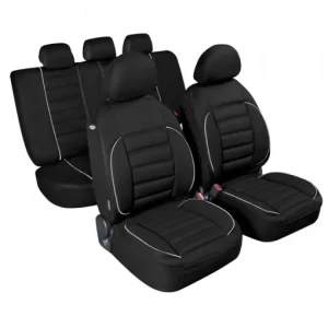 Nu rata Set huse scaun DELUXE Sport Edition, negru, Lampa