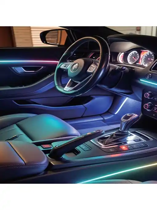 Kit lumini ambientale Profesionale RGB Dynamic - Carguard Discount