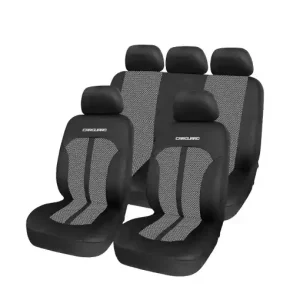 Huse universale premium pentru scaune auto gri+negru - CARGUARD Preț promoțional
