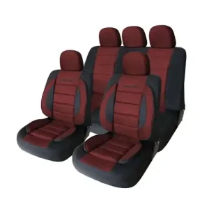 Huse universale premium pentru scaune auto rosu+negru - CARGUARD Retur gratuit