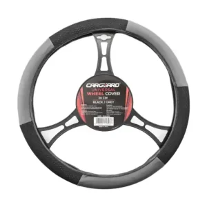 Husa volan auto - negru / gri - CARGUARD Ofertă