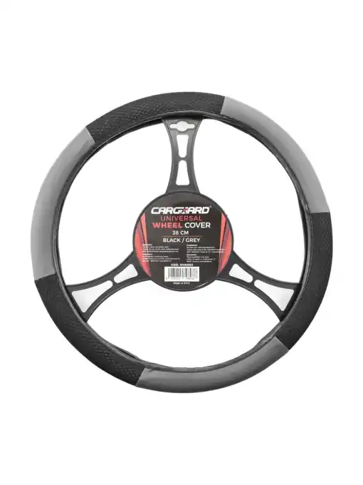 Husa volan auto - negru / gri - CARGUARD Ofertă