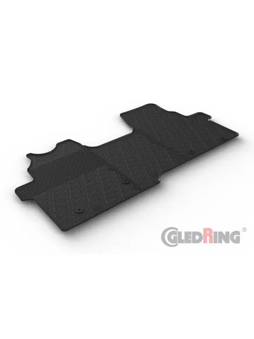 Ofertă limitată Set 3 covorase cauciuc FORD TRANSIT CUSTOM FURGON 01.2023->(2+1