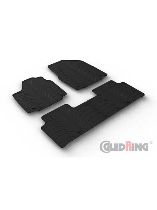 Noutate Set 4 covorase cauciuc dedicate KIA EV6 SUV (electric) 05.2021->/rubber