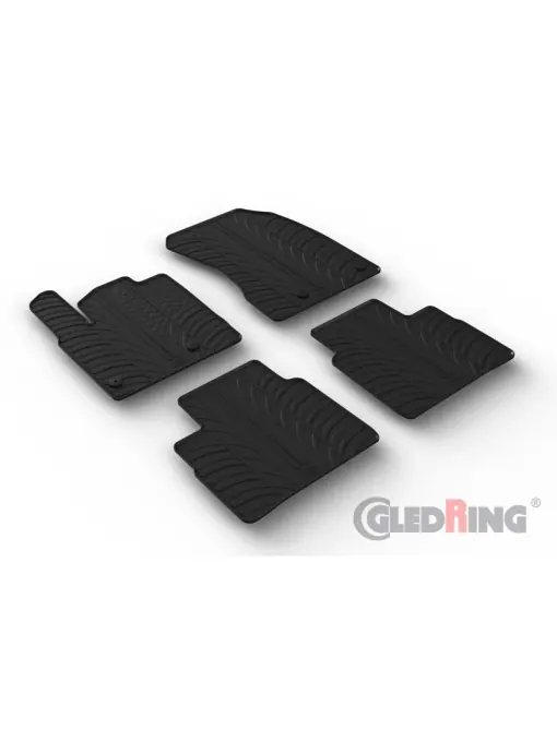 Plată sigură Set 4 covorase cauciuc dedicate NISSAN X-Trail petrol/mhev 21- (Rogue 20-)/n