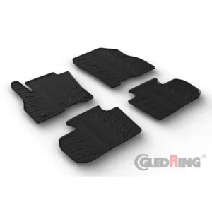 Set 4 covorase cauciuc dedicate NISSAN LEAF HB 2018->/rubber mats Reducere