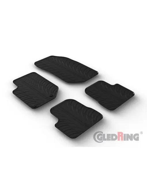 Set 4 covorase cauciuc dedicate DS3 Crossback (SUV) 05.2019-> /rubber ma Preferatul clienților