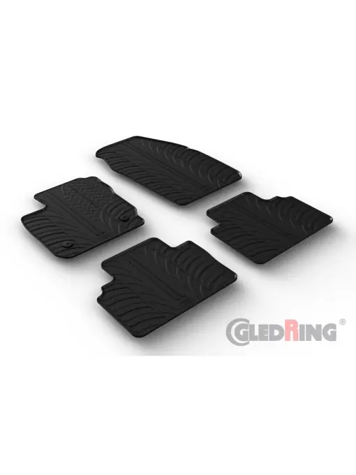 Set 4 covorase cauciuc dedicate FORD Tourneo Courier HB 2014/FL2018-04.2 Cel mai bun preț