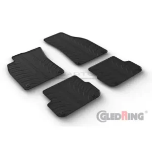 Calitate înaltă Set 4 covorase cauciuc dedicate AUDI A6 (4F) 2004-2010/ AVANT