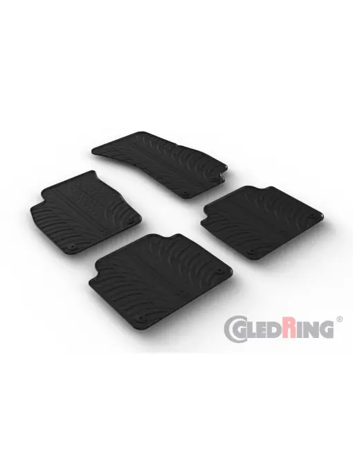 Bestseller Set 4 covorase cauciuc dedicate AUDI A8 11.2017-> sedan, automatic./rubb