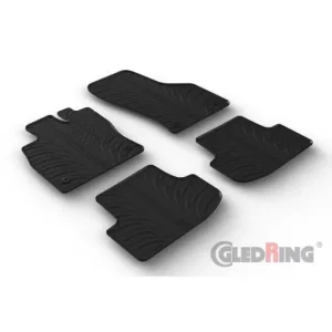Set 4 covorase cauciuc dedicate AUDI A3 HB 07.2020->/rubber mats Popular