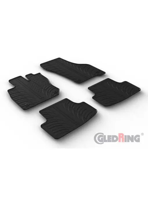 Disponibil imediat Set 4 covorase cauciuc dedicate VW GOLF VIII MHEV (eTSI) HB 2020->(autom