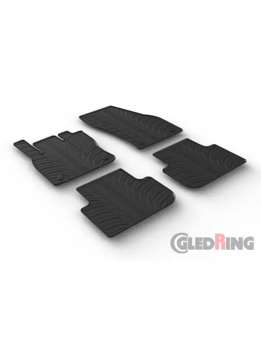 Set 4 covorase cauciuc dedicate VW TIGUAN 04.2016-2024/rubber mats Cumpără online
