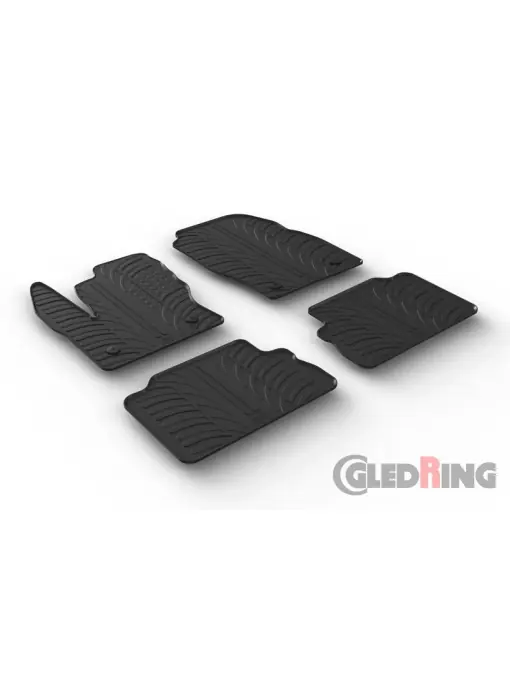 Set 4 covorase cauciuc dedicate FORD KUGA MODIF.2016-4.2020/rubber mats Preț promoțional