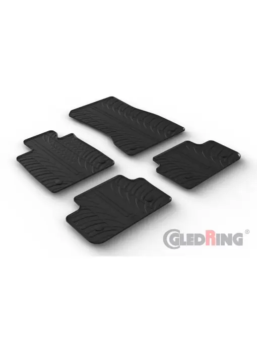 Set 4 covorase cauciuc dedicate BMW ser.5 G60 (sedan, autom) 10.2023->/r Comandă acum