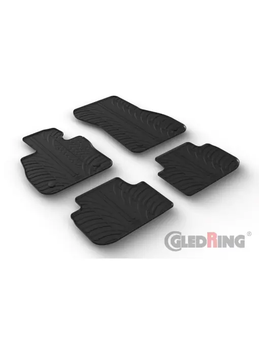 Retur gratuit Set 4 covorase cauciuc dedicate BMW Ser.2 GranCoupe F44 03.2020->/rubber