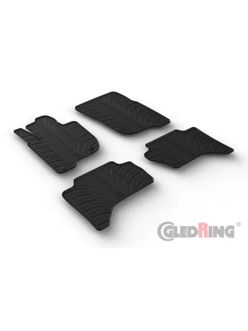 Set 4 covorase cauciuc dedicate MITSUBISHI L200 2015->/FL 2019-> Pick up Ofertă specială