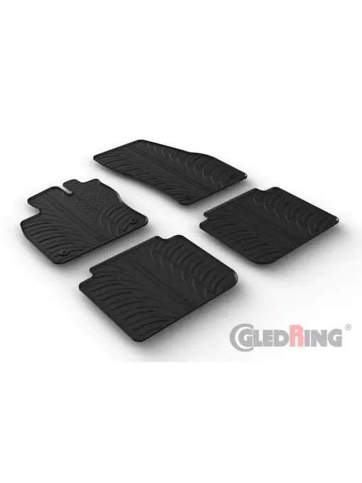 Cumpără online Set 4 covorase cauciuc dedicate SEAT TARRACO SUV 11.2018/rubber mats