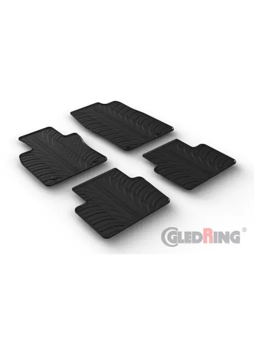Ofertă specială Set 4 covorase cauciuc dedicate MAZDA 3 02.2019-> (hatchback) /rubber ma