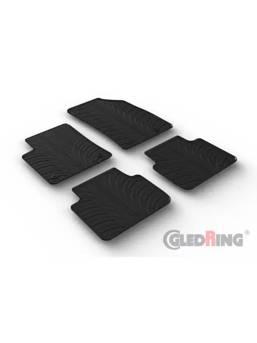 Set 4 covorase cauciuc dedicate OPEL CROSSLAND X 04.2021/rubber mats Promoție