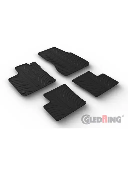 Set 4 covorase cauciuc dedicate RENAULT TWINGO E-Tech HB 07.2020->/rubb Chilipir