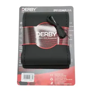 Reducere extra Husa volan neagra cu ac si ata 160 gr, cusatura neagra DERBY