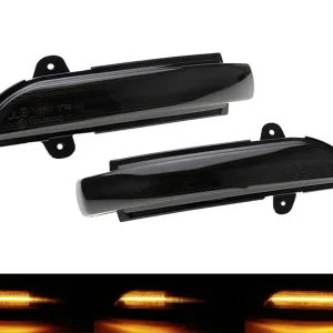Transport gratuit Semnale de întoarcere LED dinamice de tuning potrivite pentru oglinzile laterale ale Mercedes E-Class W211, S211 2007-2009, S-Class W221 2007-2009, CL C216 2006-2010, CLS C219 2008-2010 cu bază fumuri