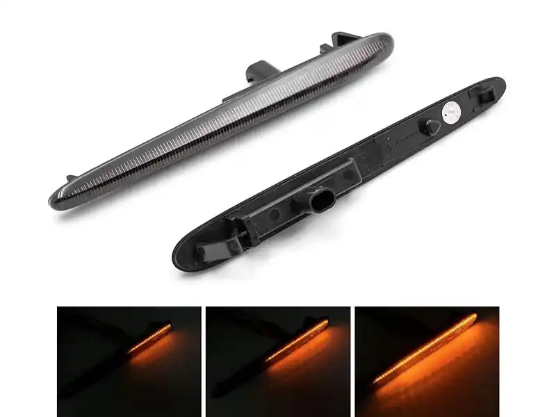 Kit de semnalizatoare LED dinamice laterale potrivit pentru Alfa Romeo Giulietta 2010-2020 cu bază fumurie, stânga + dreapta Retur gratuit
