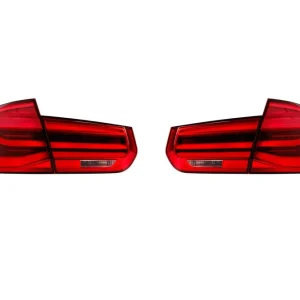 Stopuri Full LED tip M3 potrivite pentru BMW seria 3 F30 2013-2018 cu bază roșie, stânga și dreapta Discount