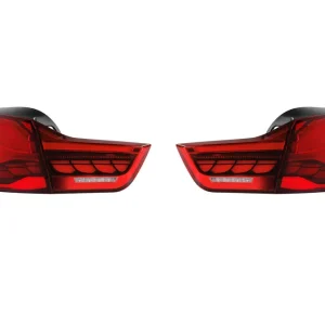 Stopuri LED tip GTS potrivite pentru BMW Seria 4 F32, F33, F36, M4 F82, F83 2013-2020 cu bază roșie, stânga și dreapta Preț redus