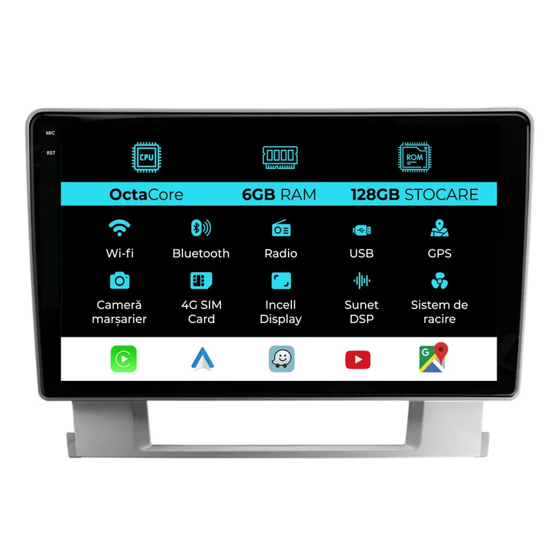 Reducere de preț Navigatie Dedicata Opel Astra J (2010-2015), 9Inch, 6Gb Ram, 128Gb Stocare, Carplay