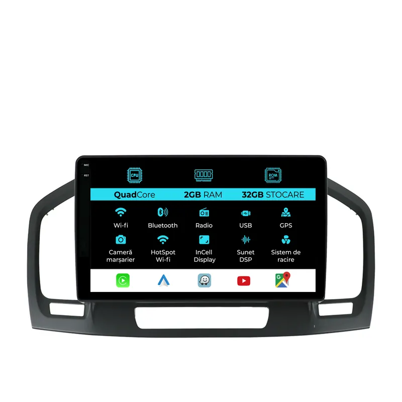 Navigatie Dedicata Opel Insignia (2008-2013), 9 Inch, 2Gb Ram, 32Gb stocare, Carplay Reducere de preț