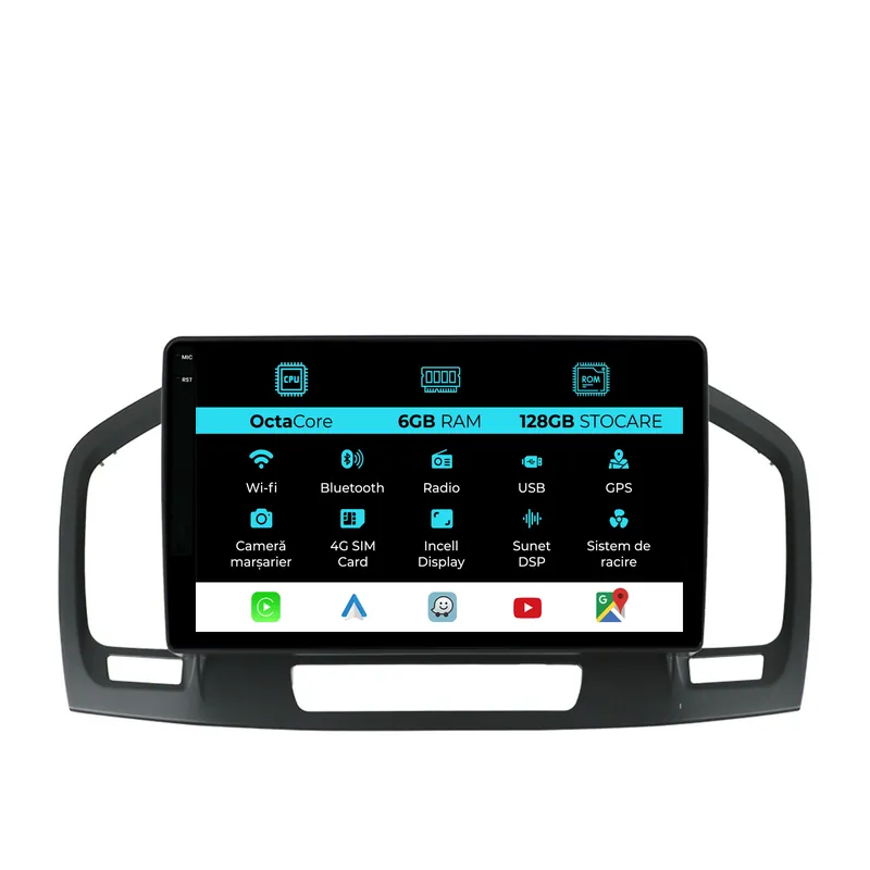 Navigatie Dedicata Opel Insignia (2008-2013), 9 Inch, 6Gb Ram, 128Gb stocare, Carplay Bestseller