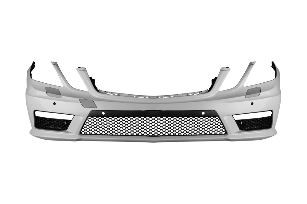 Lichidare de stoc Bara frontală A Design potrivită pentru Mercedes E-Class W212 2010-2014 sedan, break cu PDC, cu lumini de zi DRL, cu duze de spălare