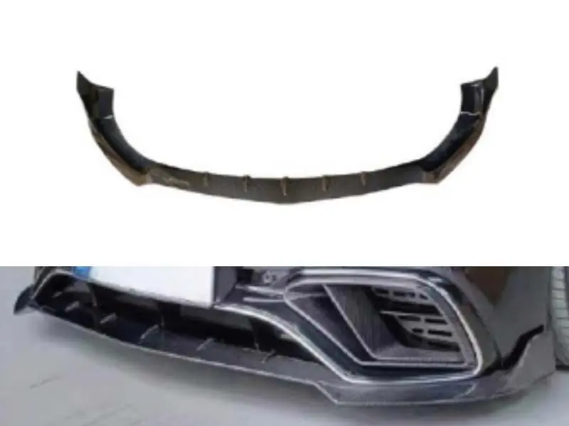 Spoiler din carbon potrivit pentru bara frontală S63 a Mercedes S-Class Coupe C217 2017-2020 Plată sigură