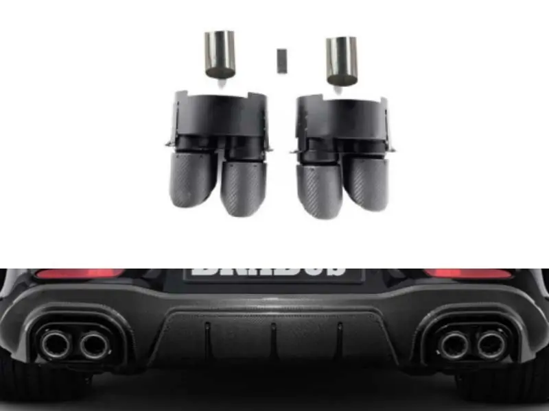 Set de capete din carbon tip BRBS potrivit pentru Mercedes A Design GT 4 Door Coupe X290 după 2019 Livrare gratuită