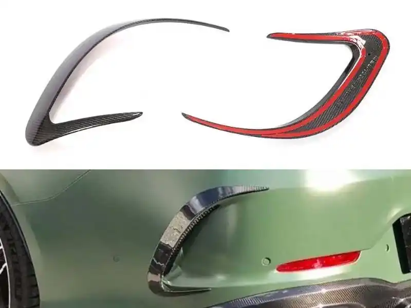 Adăugiri din carbon BRBS pentru ventilațiile laterale potrivite pentru bara de protecție din spate GT63 pe Mercedes A Design GT 4 Door Coupe X290 după 2019 Ofertă limitată