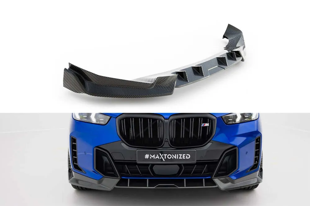 Reducere Spoiler din carbon Maxton Design potrivit pentru bara din față a BMW X5 G05 cu pachet M după 2023