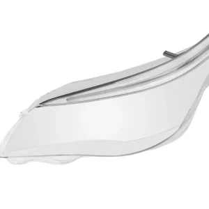 Sticlă stângă pentru far cu sprânceană LED și garnitură cromată potrivită pentru BMW Seria 5 E60 sedan LCI, E61 break LCI 2007-2010 versiunea 1 Retur ușor
