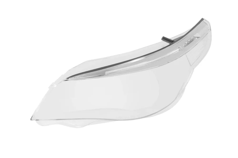 Cel mai bun preț Sticlă stângă pentru faruri potrivită pentru BMW Seria 5 E60, E61 2003-2007 cu bandă LED și garnitură cromată