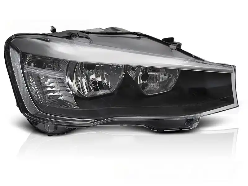 Cumpără acum Far drept reflector potrivit pentru BMW X3 F25 LCI 2014-2017 cu bază neagră