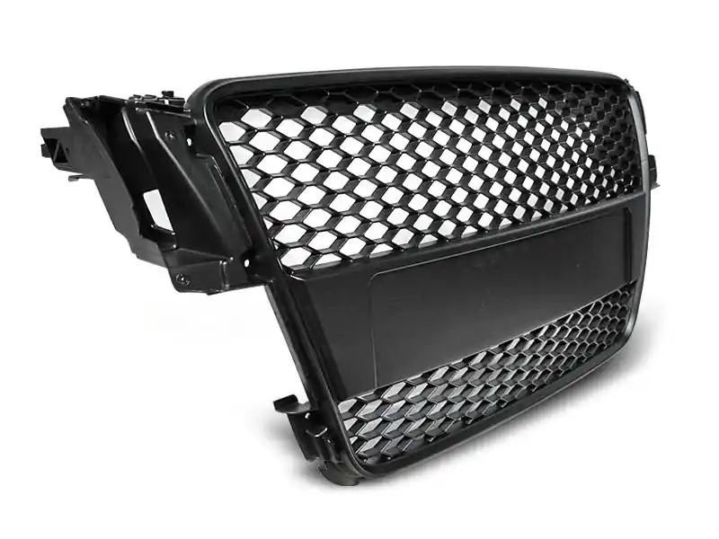 Grilaj mat negru tip RS potrivit pentru Audi A5 2007-2011 Sportback, coupe, cabrio cu bara standard sau S-line Transport gratuit
