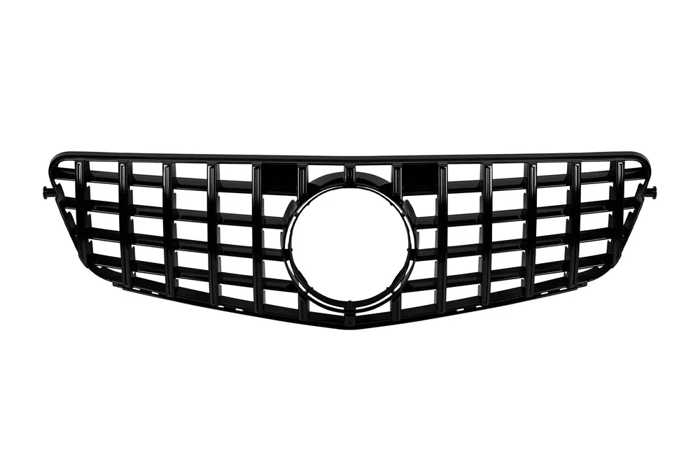 Grilaj tip GT lacuit negru potrivit pentru Mercedes C-Class W204 sedan, break, coupe 2007-2014 Nu rata