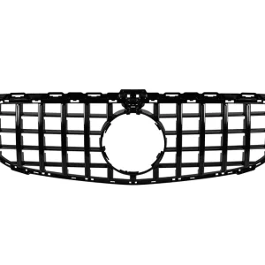 Ultima șansă Grilaj de tip GT-R cu lac negru, potrivit pentru Mercedes C-Class W205 sedan, S205 break, C205 coupe 2014-2018 cu deschidere pentru cameră