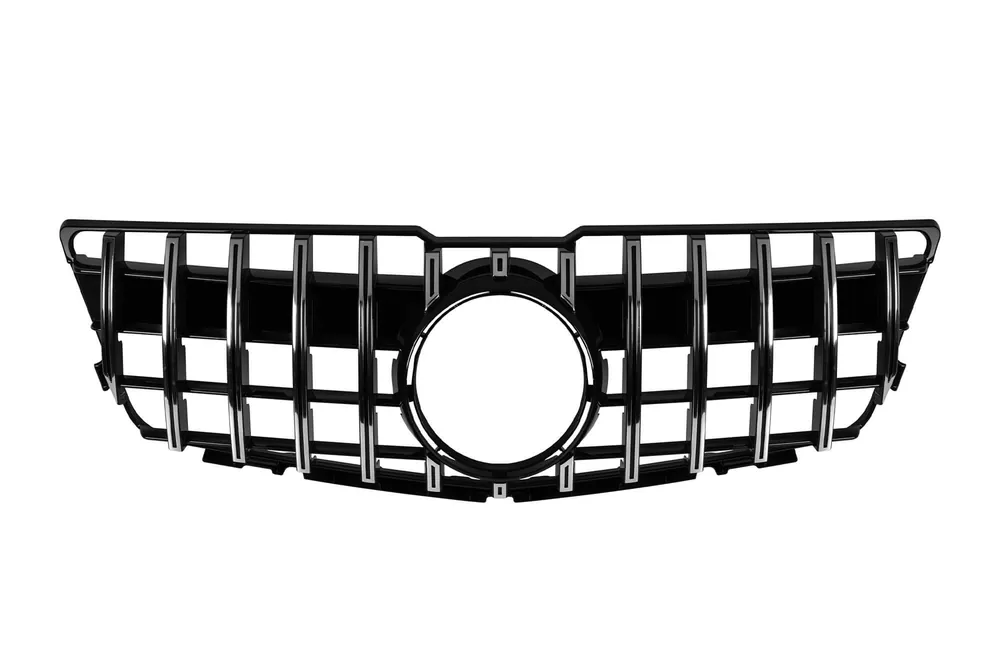 Grilă tip GT crom/neagră potrivită pentru Mercedes GLK X204 2008-2012 Ofertă specială