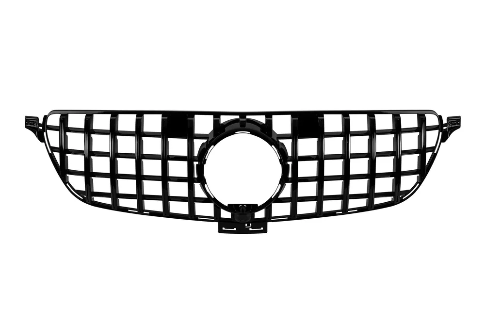 Grilaj tip GT cu lac negru potrivit pentru Mercedes GLE SUV W166, GLE Coupe C292 2015-2019 Popular