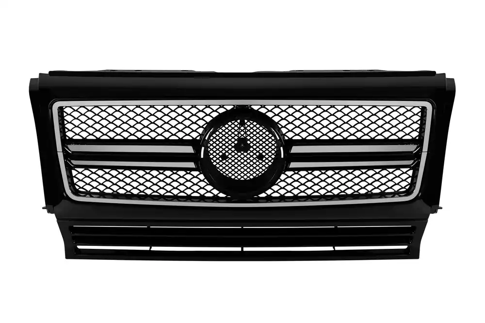 Lichidare de stoc GRILĂ CHROME/NEAGRĂ TIP A Design potrivită pentru MERCEDES G CLASS W463 1990-2018