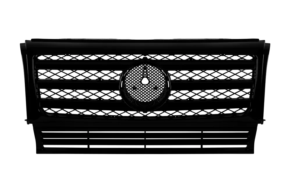 Reducere specială Grilaj negru lucios cu 3 lamele potrivit pentru Mercedes G-class W463 1990-2018