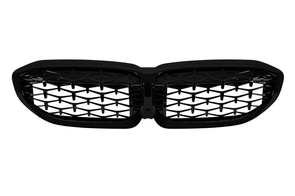Ofertă limitată Răcitoare tip diamant lac negru potrivite pentru BMW Seria 3 G20 sedan, G21 break 2019-2022